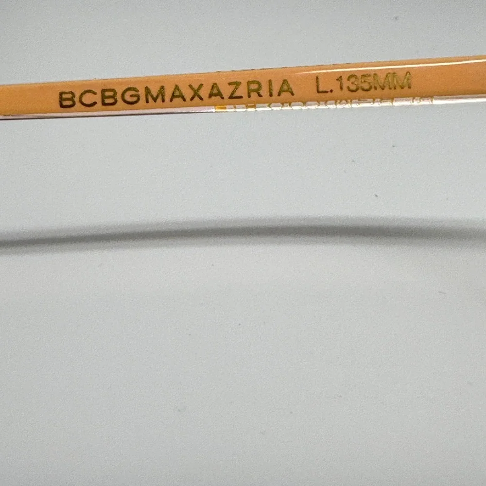 BCBGMAXAZRIA Farrah Ni Idfe‎ Eyeglasses Frames Peach Cat Eye L135mm 21379